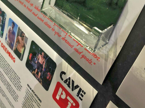 Caveman Training magnetic board