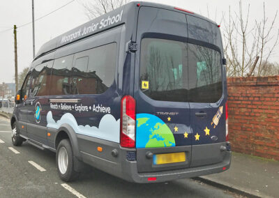 Moorpark Junior School van livery