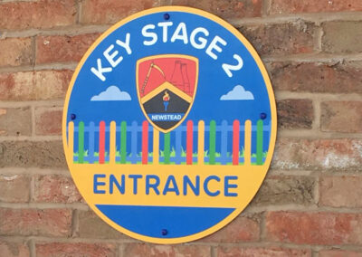 Newstead Primary Academy outdoor signage