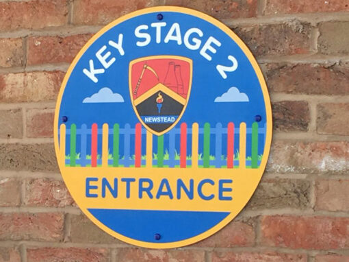 Newstead Primary Academy outdoor signage