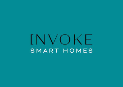 Invoke Smart Homes logo design and branding