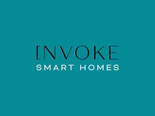 Invoke Smart Homes logo design and branding
